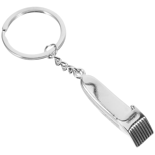 Nestingho Llavero Decorativo Plateado Compacto Con Textura Para Llaves Y