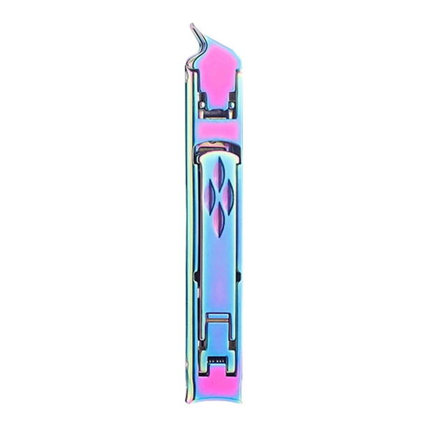 Fiudx Cortaúñas Plegable, Herramienta de Doble Cara, Cuchillas de Acero Inoxidable de Precisión, Mango Ergonómico Antideslizante, Ideal para Viajes, Ideal para El Hogar y para Regalar.