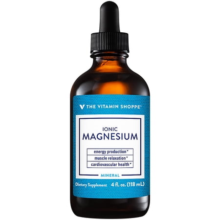 Ionic Magnesium Liquid Extract - Supports Muscle Relaxation & Energy Production - 400 MG (4 fl. oz.)