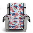thumbnail image 2 of SCRAWLGOD 250th Anniversary Recliner Chair Slipcover American Flag Hibiscus Print Washable Non Slip Recliner Chair Cover with Pocket Anti Scratch Anti Dust Reclining Cover, 2 of 7