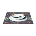 thumbnail image 3 of Ryvnso Placemats Set of 4 Owl on Branch Dining Mats Heat-Resistant Non-Slip Washable Table Mat, 3 of 8