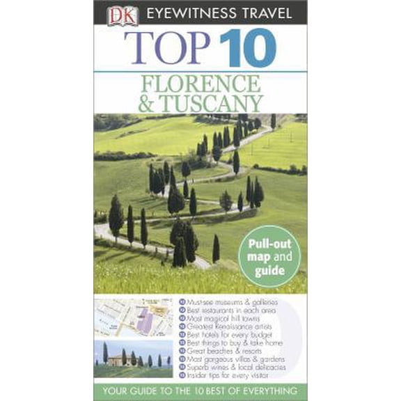Pre-Owned Dk Eyewitness Top 10 Florence & Tuscany (Dk Eyewitness Top 10 Travel Guides) (Paperback) 0756696321 9780756696320