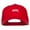 Red, variant on Mini Girl Embroidered Cotton Cap - Hot Pink OSFM