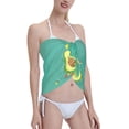 thumbnail image 4 of Disketp Funny Avocado Women Swimsuit Cover Up Short Chiffon Summer Beach Sarong Bikini Wrap Skirt Bathing Suit, 4 of 7