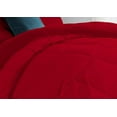 thumbnail image 5 of 5 Piece Luxury U Shape Pattern Comforter By D.N.G. BEDDINGS Set Premium Super Soft, 1000 Thread Count 100% Egyptian Cotton Twin/Twin XL Size Red Color, 5 of 9