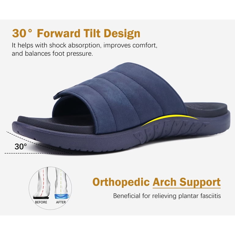 ONCAI Mens Sandals Adjustable Straps Orthotic Plantar  display picture 1