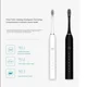 thumbnail image 4 of Cepillo de dientes eléctrico sónico ultrasónico automático recargable por USB, resistente al agua IPX7, cabezal de cepillo de dientes reemplazable J189, 4 of 5