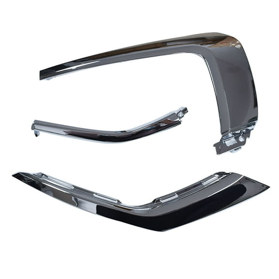 Right Front Bumper Trim Strip Molding Chrome Replacement for 2016 2017 2018 2019 Outlander 6407A144 6407A146 6407A142 MI1047103 MI1047104