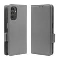 thumbnail image 4 of Allytech Flip Case for Samsung Galaxy A14 5G 6.6" - PU Leather Slim Fit Shell Cards Holder Kickstand Shockproof Anti-Scratch Corner Protective Wallet Case for Samsung Galaxy A14 5G - Gray, 4 of 6