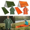 thumbnail image 4 of CENL 3-In-1 Outdoor Thermal Rain Coat Sleeping Bag Tent Set Outdoor Survival Gear, 4 of 5