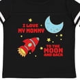 thumbnail image 4 of Inktastic I Love My Mommy to the Moon and Back Boys or Girls Toddler T-Shirt, 4 of 5