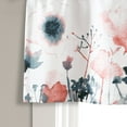 thumbnail image 4 of Lush Decor Zuri Flora Valance - Blue/Coral - 18 x 52, 4 of 11