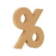 thumbnail image 1 of Fiudx Decoración de Números de Madera, Letras Personalizables Diy, para Bodas y Fiestas de Cumpleaños, Decoración Versátil para El Hogar, Ideal para Eventos Especiales, Tamaño 10 X 10 X 1,5 Cm, 1 Pie, 1 of 2