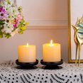 thumbnail image 4 of Jinsinto 4 Pcs Candle Holder, Black, 4 of 5