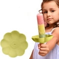 thumbnail image 1 of 1PC Petal Popsicle Rack Petal Stand And Ice Stand Silicone For Summer Party Gift Yellow, 1 of 7