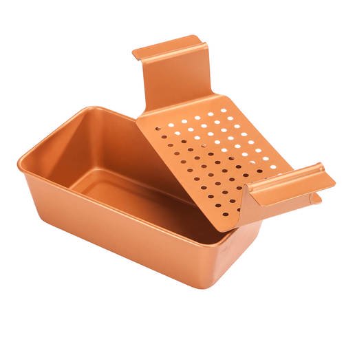 Copper Ceramic Meat Loaf Pan with Insert