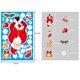 thumbnail image 1 of Pegatinas de cristal navideñas para decoración del hogar, adornos navideños, copos de nieve, Papá Noel, puerta, tienda, ventana, Año Nuevo, 1 of 4