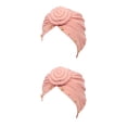 thumbnail image 3 of Turbante Minnieouse Nudo Hijab Gorro Color Rosado 2piezas, 3 of 6