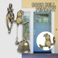 thumbnail image 1 of Timbre decorativo de animales retro comerciante Lucky Windchime Knocker (calabaza), 1 of 6
