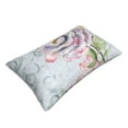 thumbnail image 3 of Haiem Pillowcase for Hair and Skin Queen - Vintage Rose Printed Soft Pillowcase with Envelope Closure-14"x20", 3 of 9