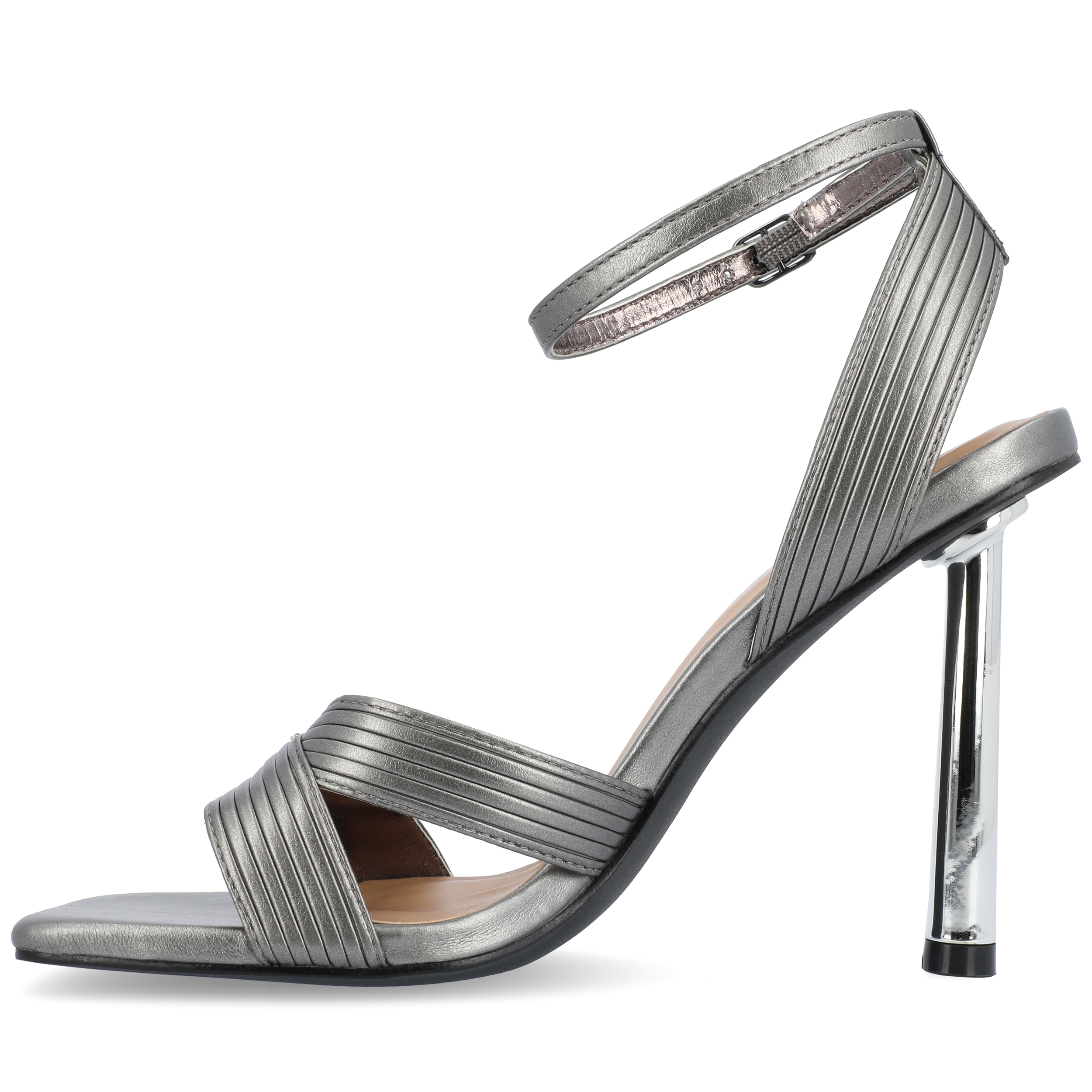 Journee Womens Annett Mid Heel Open Toe Sandals