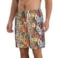 thumbnail image 2 of Naloa Funny Dogs Family Men's Beach Shorts, Surfing shorts, Swim trunks, Quick Dry Swim Trunks for Surfing Beach Fun - 3X-Large, 2 of 9