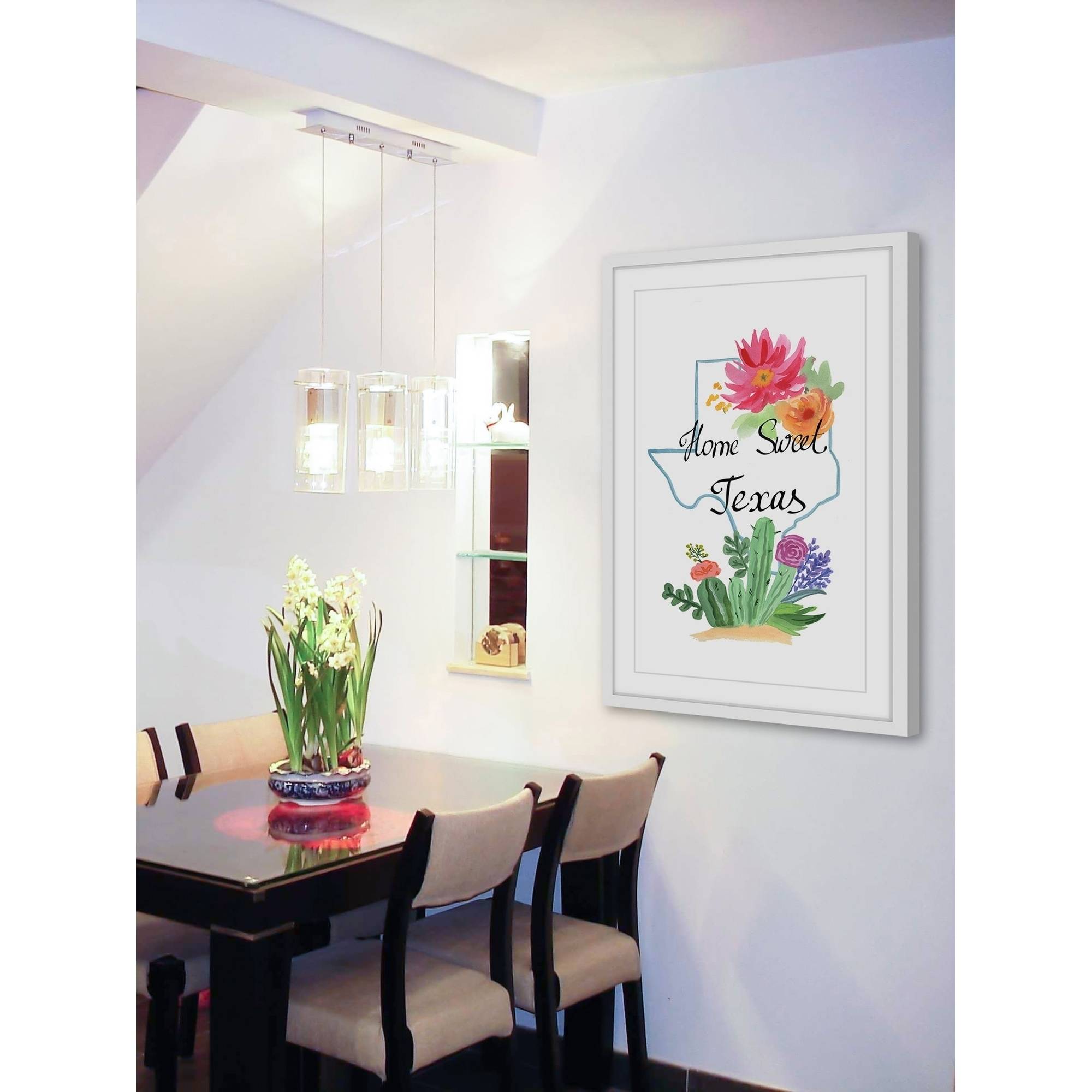 "Texas Is My Home" Framed Painting Print