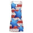 thumbnail image 4 of Edvintorg 4Th Of July Dresses Women's Summer Casual Sleeveless Tank Top Dress Independence Day Printed Dress, 4 of 5