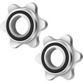 thumbnail image 1 of Lamoutor 2 Pcs Écrou Hexagonal Antidérapant Vis de Collier pour Haltère Musculation, 1 of 6