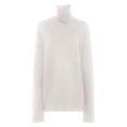thumbnail image 3 of Women's Turtleneck Sweater Long Sleeve Casual Knit Pullover, Fall Winter Basic Top White M, 3 of 4