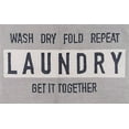 thumbnail image 2 of Novogratz by Momeni Rugs CUCINCNA-6GRY2339 Cucina Laundry Kitchen Mat, 2`3 x 3`9, Grey, 2 of 5