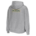thumbnail image 3 of Women's WEAR by Erin Andrews Heathered Gray Green Bay Packers Team Full-Zip Hoodie, 3 of 3