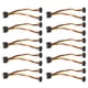 thumbnail image 4 of Adaptador de corriente SATA Bling Bling 10 piezas 15 pines 1 macho a 2 hembra, 4 of 12