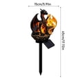 thumbnail image 3 of 18 Inch Dragon Legacy Golden Ember Edition Solar Garden Light, Durable Resin Double Dragon Lava Crackle Resin Sculpture Lamp, Outdoor Decor for Garden Porches and Summer Halloween Decorations, 2Pcs, 3 of 12