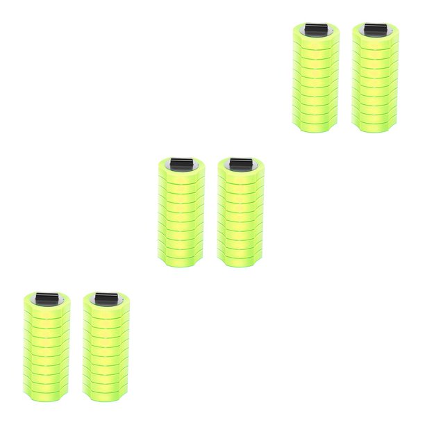 Ounissouiy Cabezales de cepillo de baño de 20 piezas cabezal de soporte de cepillo de de repuesto para el hogar para cocina de baño, 20 cabezales de cepillo con sabor a limón 3piezas