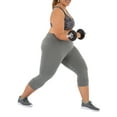 thumbnail image 3 of Athletic Works Women's Plus Size Core Active Capri Legging, 3 of 6