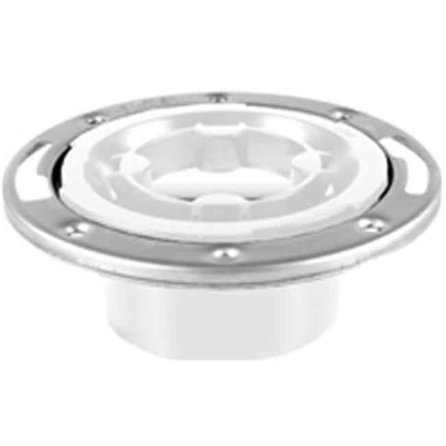 OATEY 43553 Toilet Flange, Floor, With Stainless Steel Ring Walmart