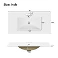 thumbnail image 3 of 72" Bathroom Vanity Set with Double Vanities (Separate), Double Ceramic Sinks, Soft-Close Doors & Adjustable Shelf – Retro Espresso Storage Cabinet for Stylish Bathroom Organization, 3 of 15