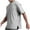 Gray, variant on lmcalzta Oversized Mens T-Shirts Lightweight Cotton Crew Neck Short Sleeve Casual T-Shirt