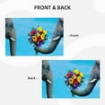 thumbnail image 4 of Placemats Set of 4 / 6, Elephant Trunk Couple Flowers Placemats for Dining Table Indoor/Outdoors Heat Resistant Washable Placemats 18" x 12", 4 of 8
