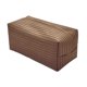 thumbnail image 1 of Funda para caja de pañuelos de piel sintética, decorativa, práctica para guardar pañuelos. Marrón, 1 of 8