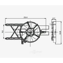 TYC 610960 Engine Cooling Fan Pulley Fits 2005 Nissan Frontier