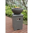 thumbnail image 5 of Colonyhouse 23 Inch Square Concrete Propane Fire Pit in Gray By Lakeview Outdoor Designs, 5 of 5