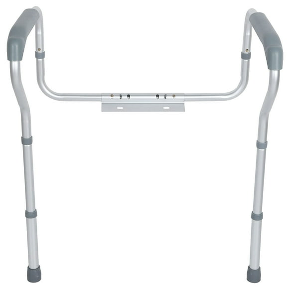 Secure Grip for Elderly, Disabled, & Pregnant - Bathroom Safety Frame Aluminum Alloy Toilet Support Rail