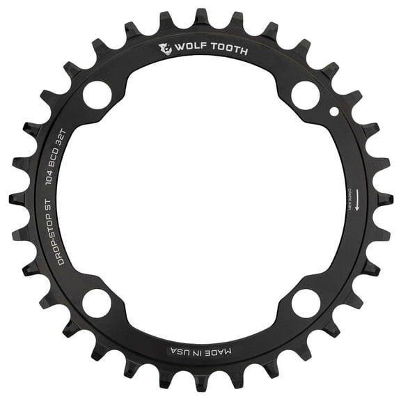 Wolf Tooth 104 BCD Hyperglide Chainring - Tooth Count: 32 Chainring BCD: 104