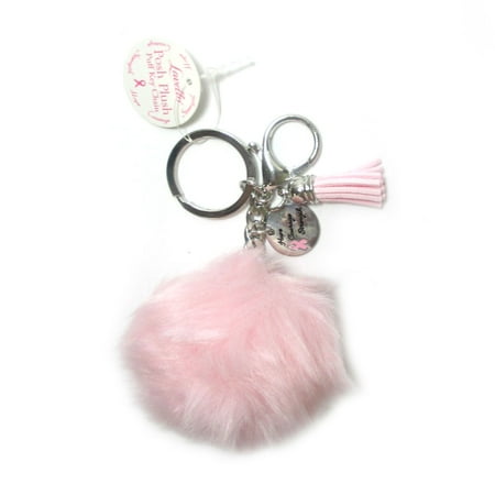 Rabbit Fur PomPom Key Chain Bag Charm Fluffy Puff Ball Phone Car Pendant Purse