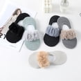 thumbnail image 5 of No Show Socks for Womens Loafer Socks Liner Socks with Plush Fur Decoration Cotton Ultra Low Cut Non Slip Invisible Socks for Flats Boat Shoe Liners with Non Slip Grip, 5 of 5