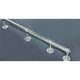 thumbnail image 4 of 2 unids / set soporte de palanca de tubo de armario de Metal soporte de tubo de estante en soporte de barra de cortina de F, 4 of 8