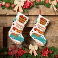 thumbnail image 6 of Salouo Fall Pumpkins Print Christmas Decorations Stockings 1 Pack 18'' Xmas Stockings Holiday Stocking Personalized Farmhouse Decor for Home Family Party Tree, 6 of 7