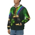 thumbnail image 3 of Kdxio St. Patrick's Day4 Print Men Hoodies Casual Hoodies for Men with Zip Pockets Full Zip Long Sleeve Sweatshirt Sports Hooded Jacket-Small, 3 of 5